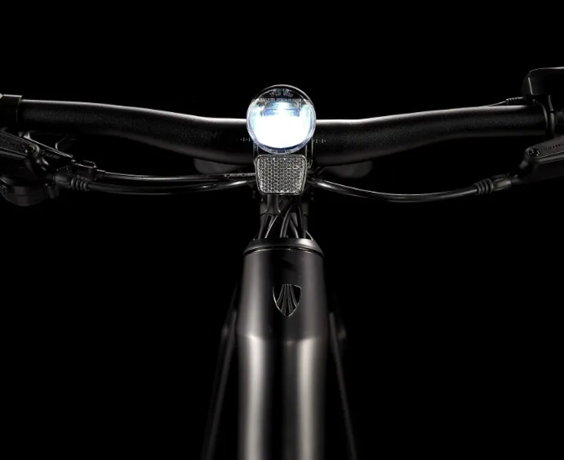 Trek FX+ 2 Electric Hybrid Bike 2025 in Satin Trek Black-7